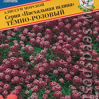 Алиссум морской Пасхальная шляпа Темно-розовый, 0,2 г